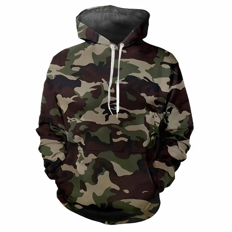 thumbnail image 1 of Sudadera con capucha de camuflaje con estampado 3D para hombre, sudadera con estampado de jungla para primavera y otoño, sudadera informal para deportes al aire libre, sudaderas con capucha de manga l, 1 of 4