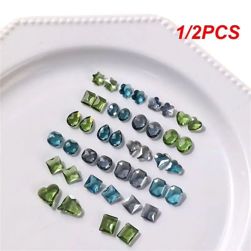 

Crystal Nail Art Decoration 6 Styles Convenient To Use Wear-resistant Bright Colors Lasting Beauty Fashion Resin Pendant