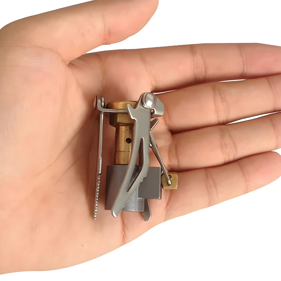 Description Picture 6 of itemUltralight Mini Camping Stove, 2600W Power Titanium Alloy Automatic Foldable Outdoor Cookware Tool for Picnic, Cookout, Hiking