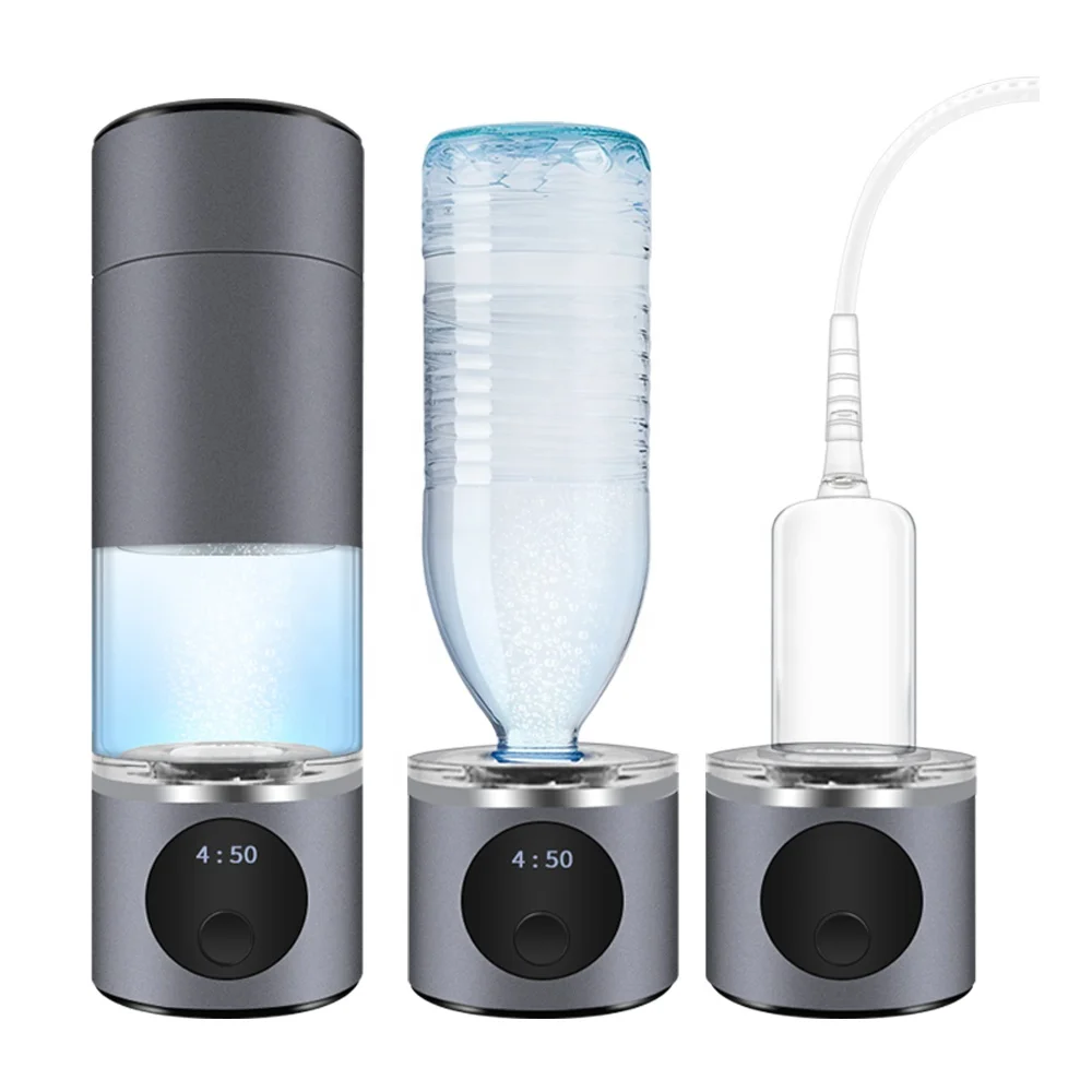 

Portable 6000PPB H2 Hydrogen Cup Water Hydrogen Generator Machine PEM Hydrogen Rich Water Bottle