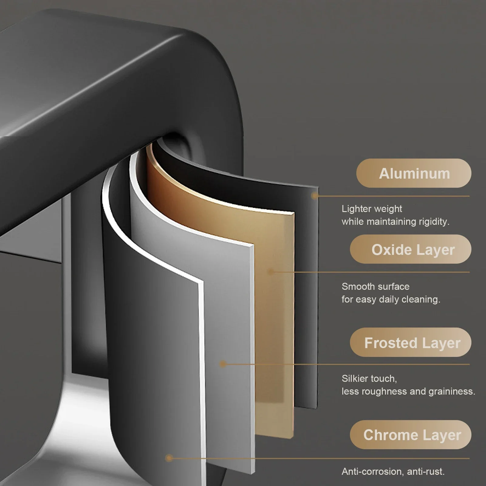Étagère murale en aluminium 1