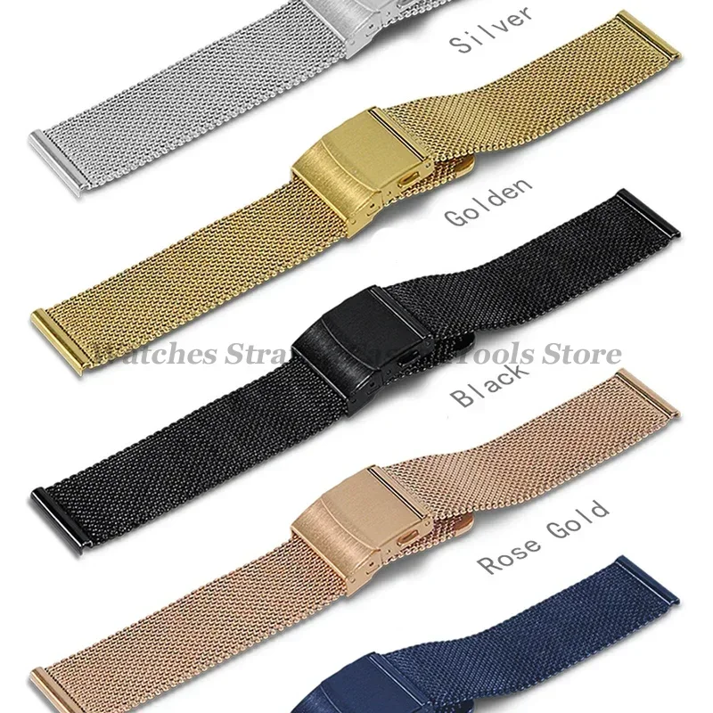 Stainless Steel Mesh Milanese Watch Strap Band