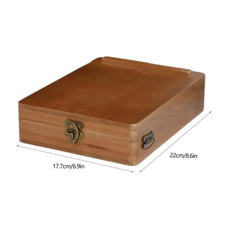 Writers Messenger Portable Wood Art Supply Organizer