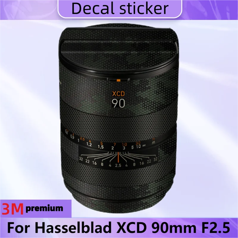 Per Hasselblad Xcd 90Mm F2.5 Decal Skin Camera Lens Sticker Vinile Wrap Film Protector Coat Xcd90 Xcd90Mm 90 2.5 F/2.5 Xcd90F2.5