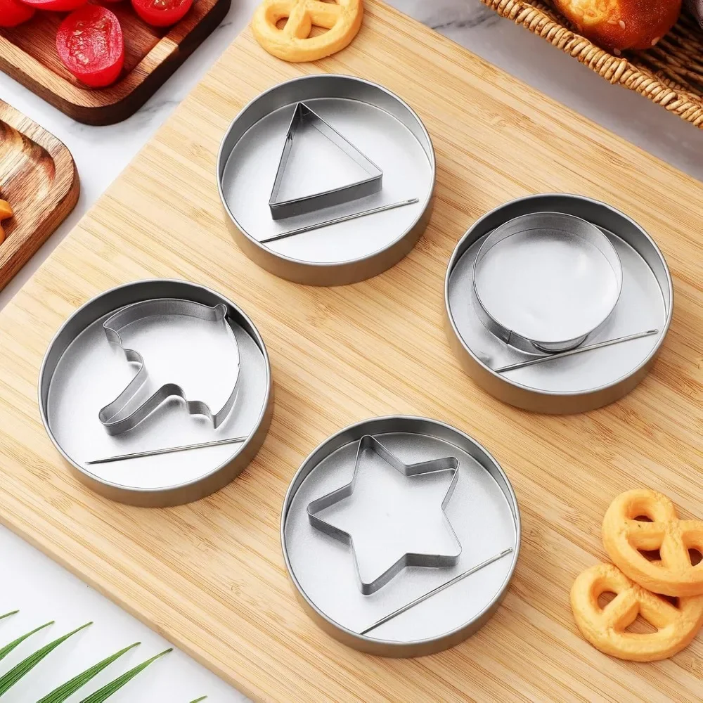 4pcs/set Squid Sugar Cookie Cutter Multifunction Interesting Korean Cookies Game Tools Perfect Gift Party Candy Game Molds cookie cutter cookie mould cookie printing mold baking mold cookie maker press kit