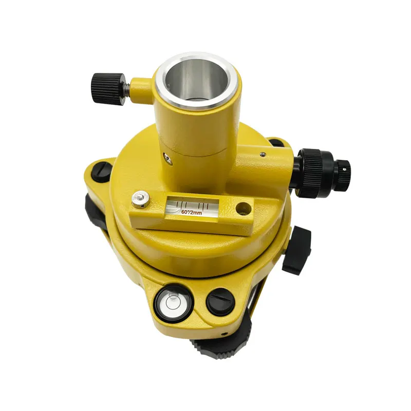 

New version Yellow Tribrach & Adapter With Optical Plummet For Total Station Surveying instrument
