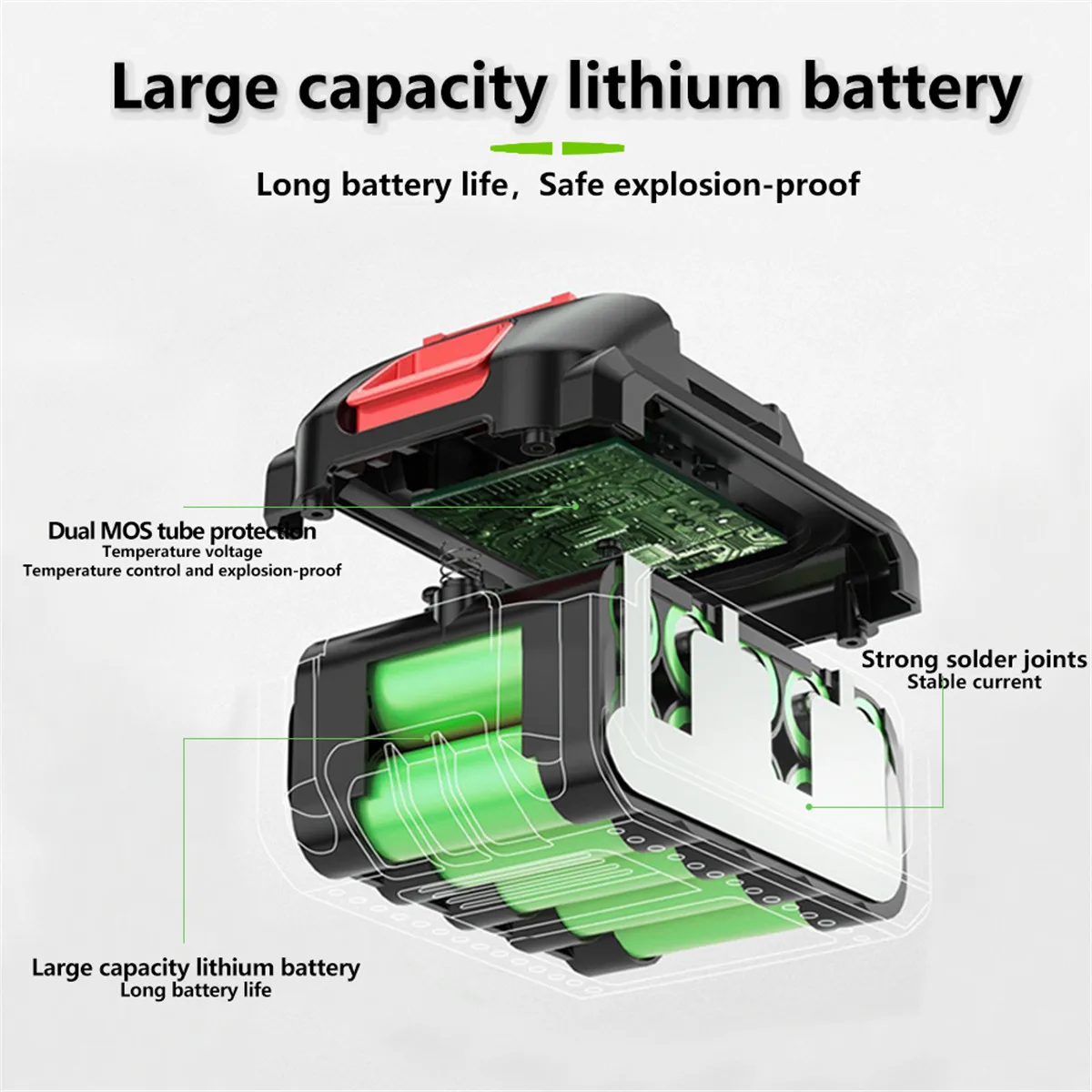 18V Rechargeable Li-lon Battery Electric Power Tool Lithium Ion Battery for Makita 18v Battery BL1840 BL1850 BL1830 BL1860B 5
