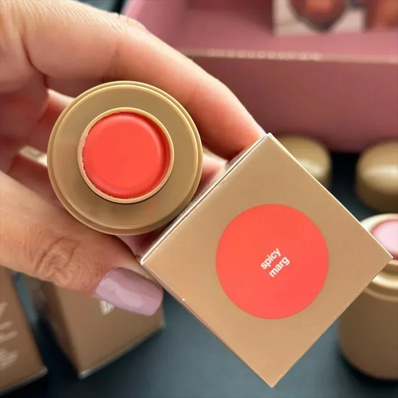 Rhod bolso blush lábio vara lábio e bochecha hidratante vara natural rouge pó blush creme batom bochecha fácil de aplicar cor 16