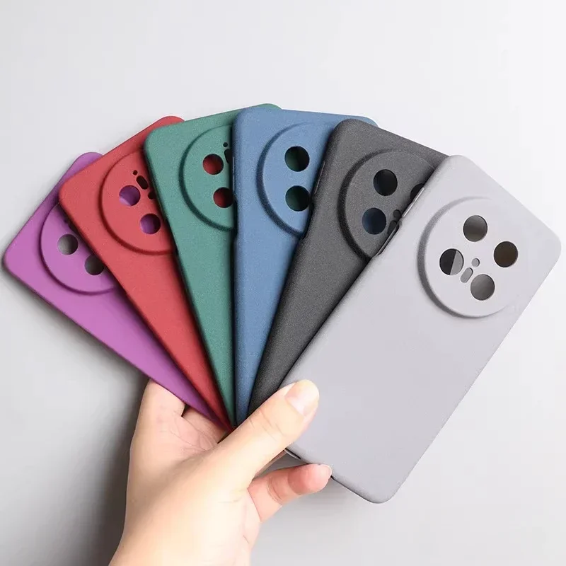 Sandstone Soft TPU Ultra-Thin Matte Silicone Lens Protection Phone Case