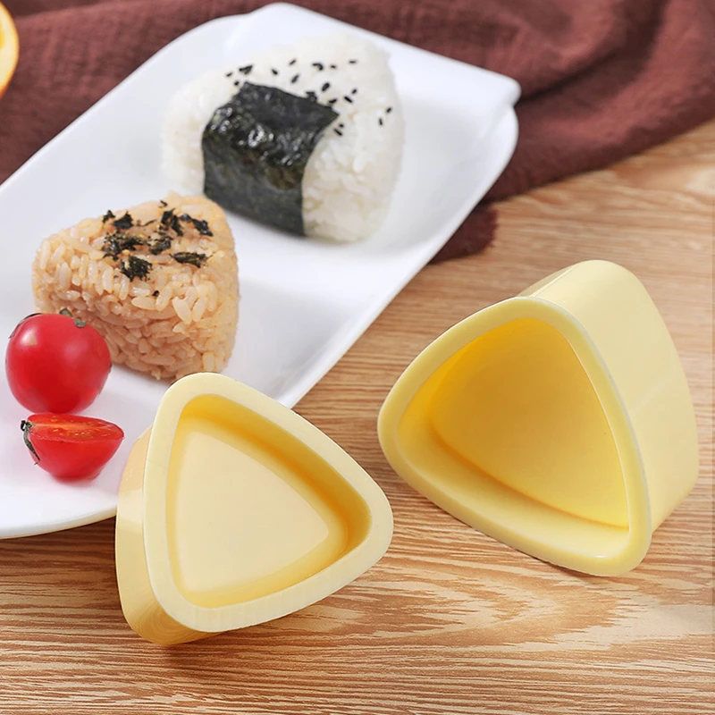 Japanese Triangle Sushi Mold Set Baby Children Rice Ball Mold Food Grade DIY Artifact