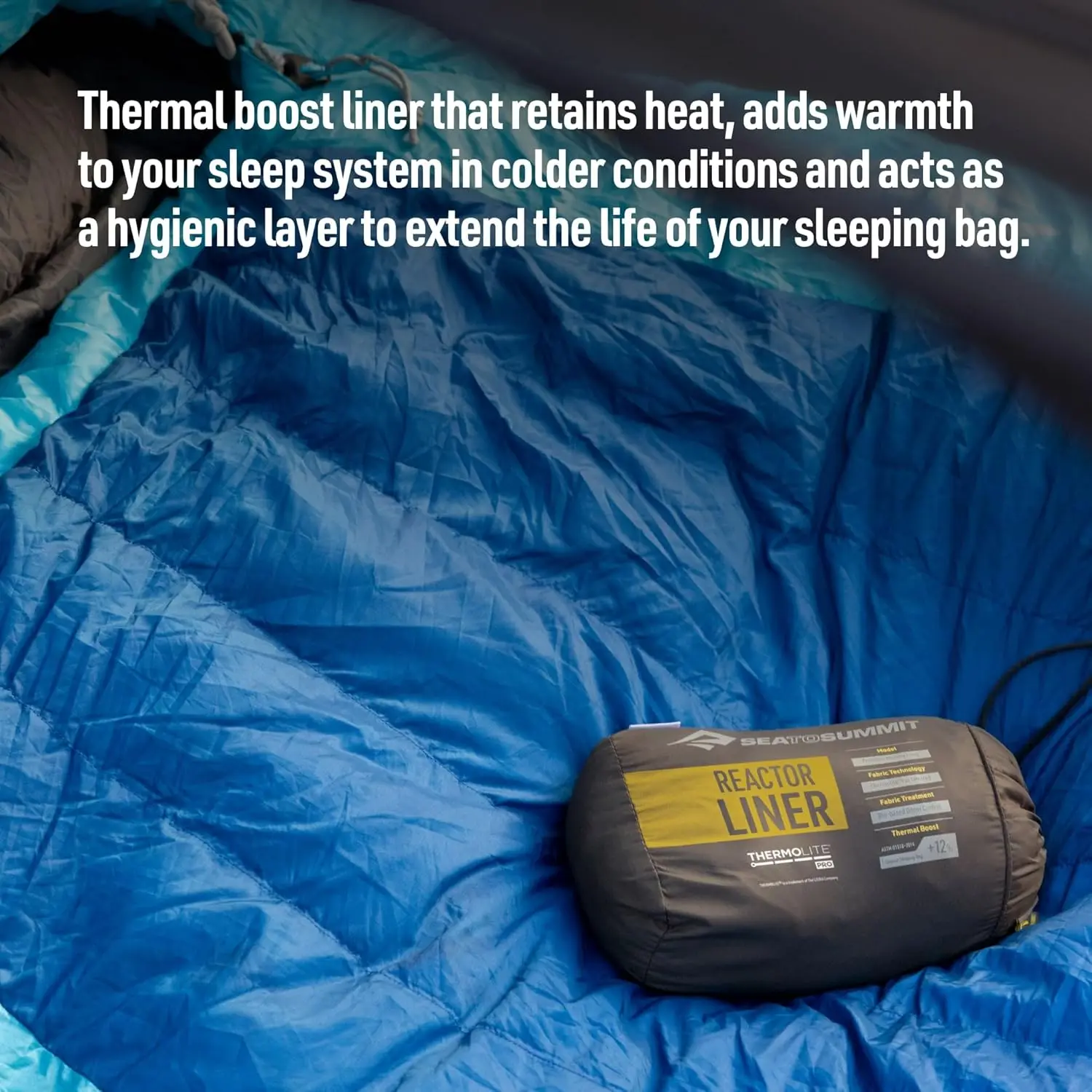 Summit Reactor Insulated Sleeping Bag Liner