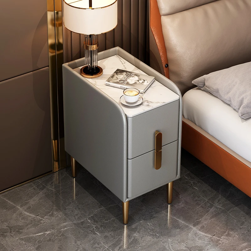 Modern Small Bedside Table Room Simple Narrow Bedroom Bedside Table
