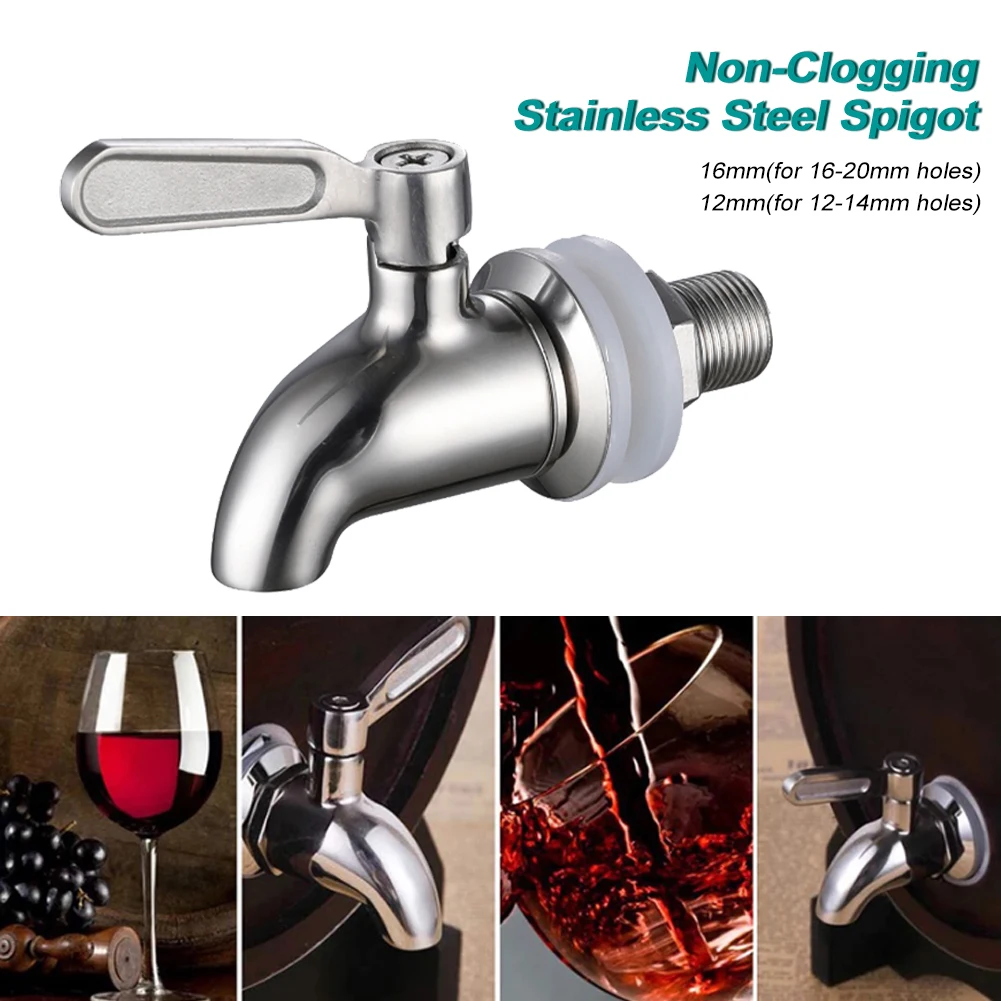 Beverage Dispenser Spigot Replacement for Water Jar 12mm 16mm
