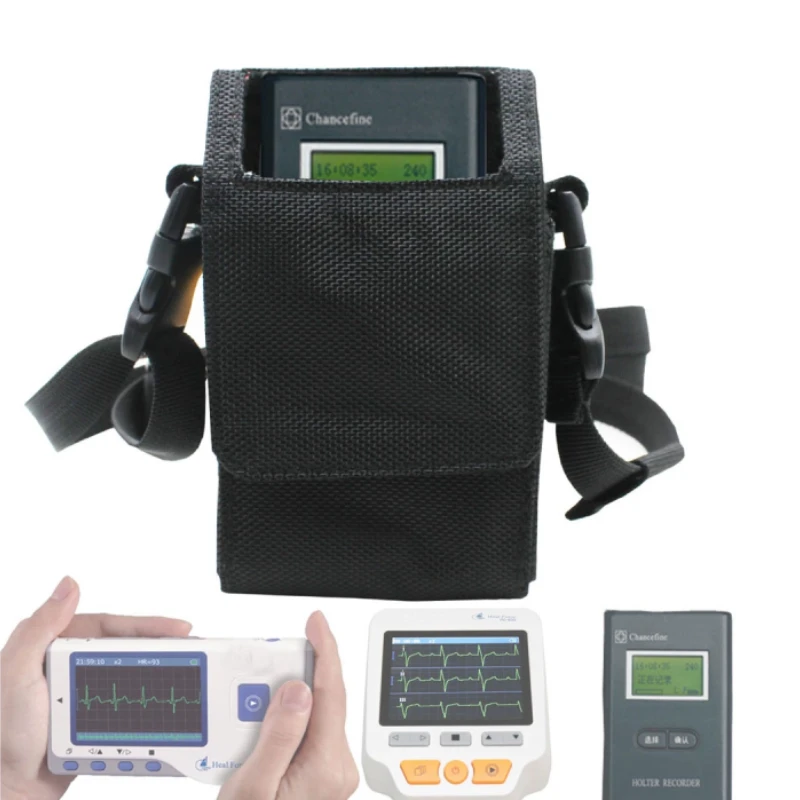 Scatola Di Registrazione Ecg Dinamica Borsa A Tracolla Strumento Marsupio Borsa Da Lavoro Per Infermiera, Monitor Ecg Non Incluso
