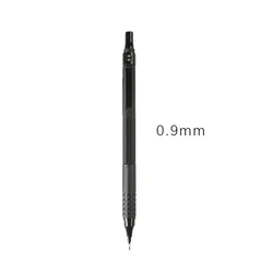 Premium Metal Mechanical Pencil for Precision Writing and Art - Adjustable Tip Sizes (0.9mm black pencil)