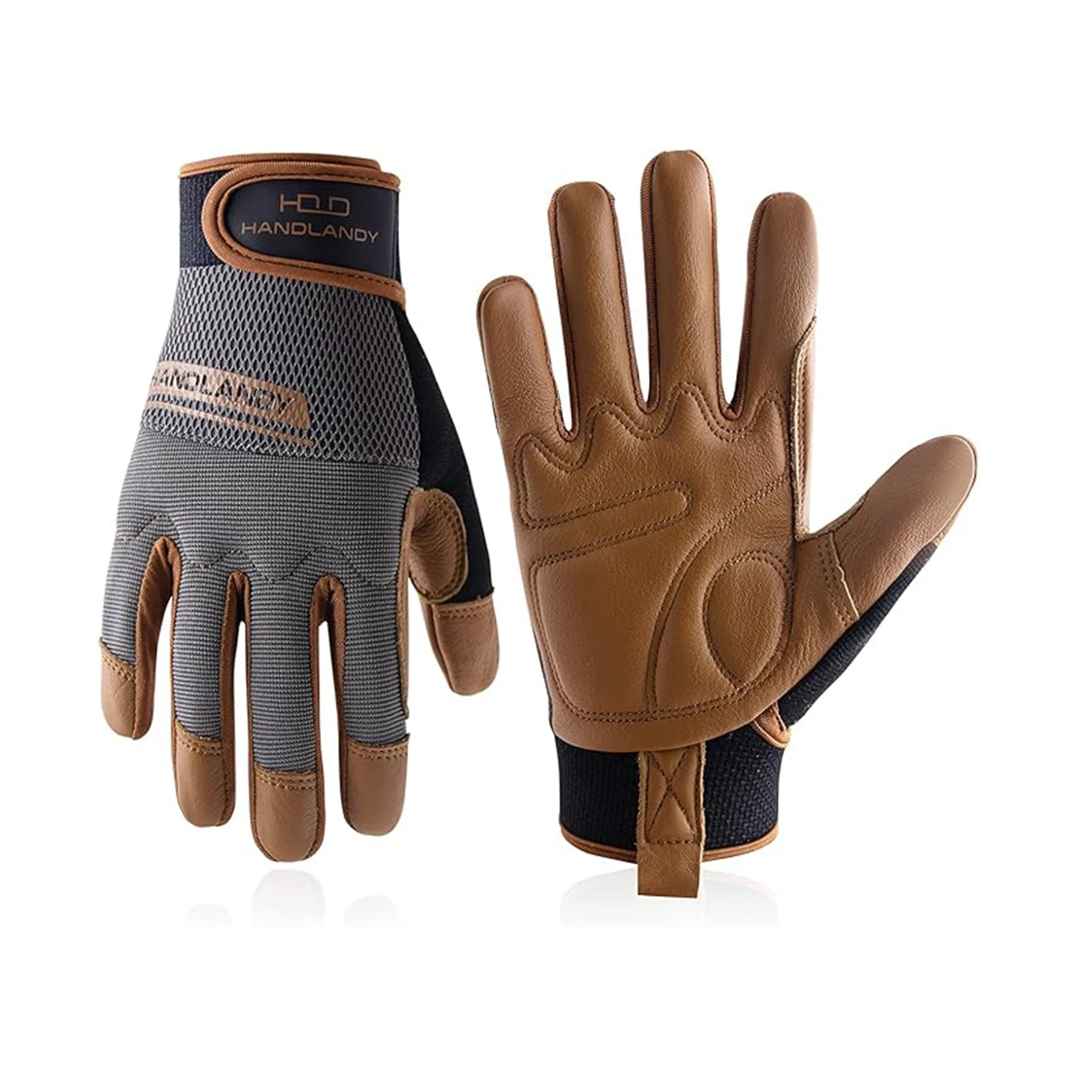 Breathable Soft Cowhide Gloves for Mechanic Working