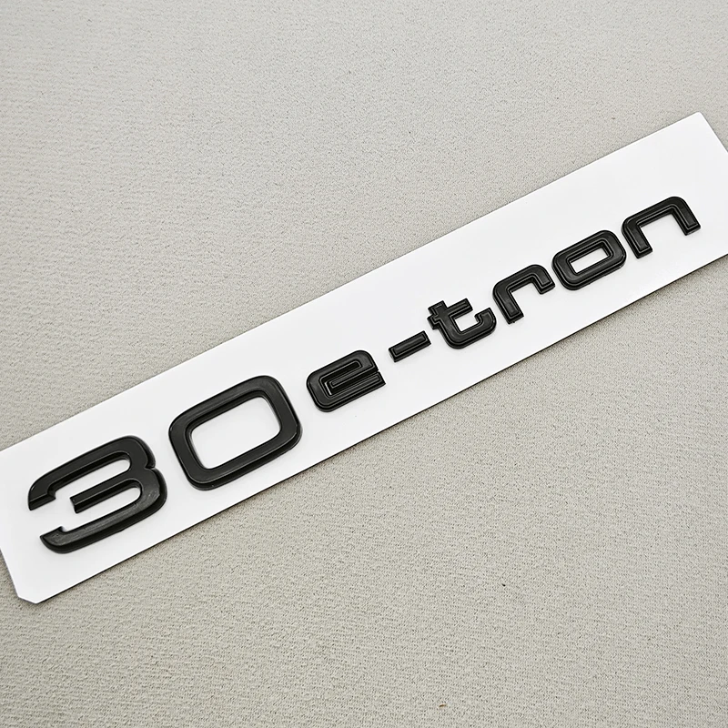3D ABS Car Letters Rear Trunk Badge Logo Emblem Sticker - Premium Exterior Accessory