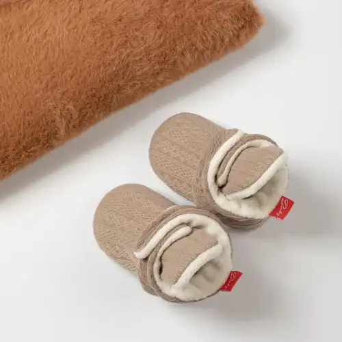 Baby Boy Girl Cute Socks Infant First Walkers Floor Booties Classic Soft Sole Anti-Slip Warm New Fashion Shoes - Image 4