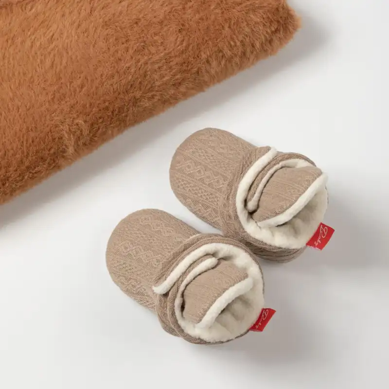 Baby Boy Girl Cute Socks Infant First Walkers Floor Booties Classic Soft Sole Anti-Slip Warm New Fashion Shoes - Image 4