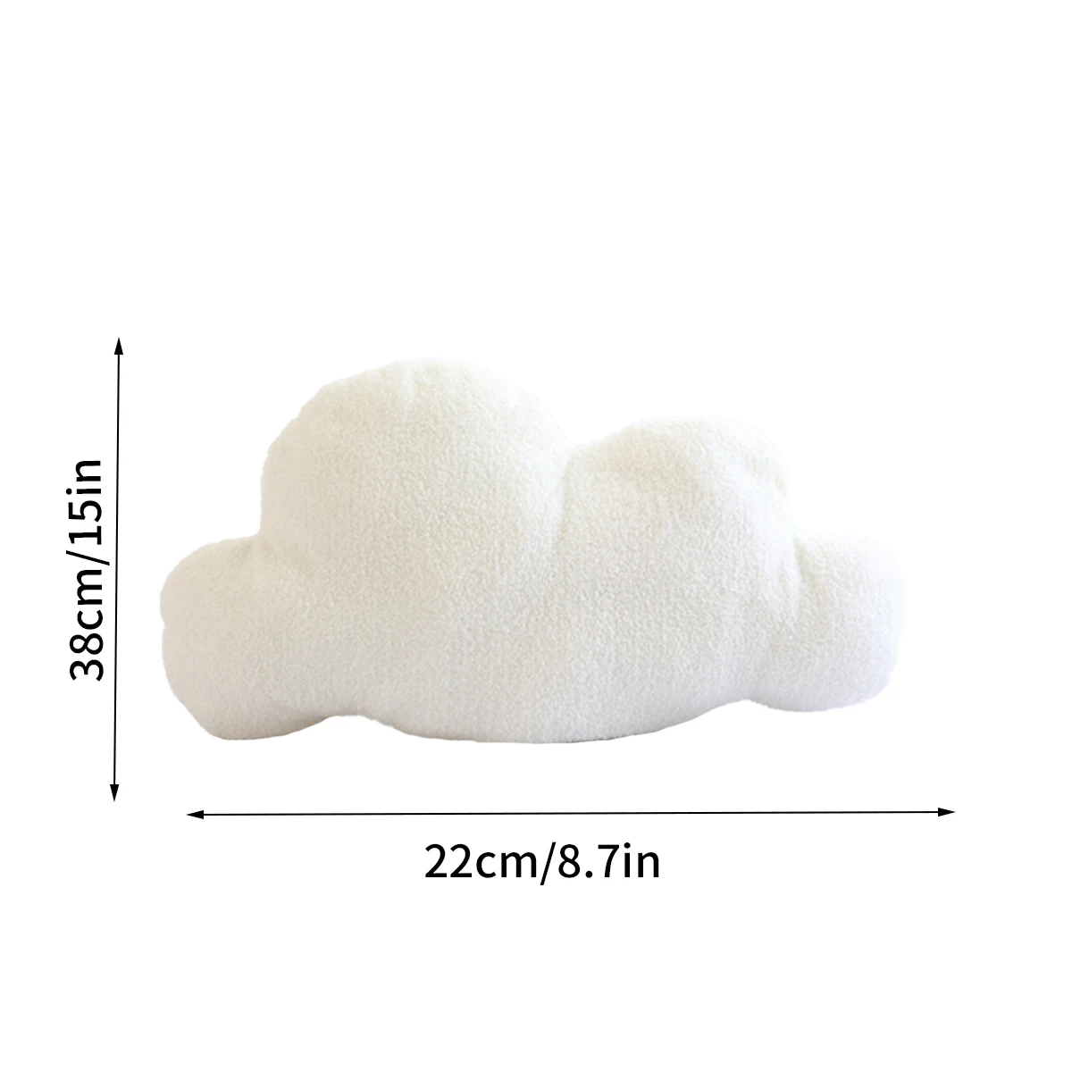 Nordic Style Cloud Shaped Cushion PP Cotton Soft Cute Plush Pillow for Home Sofa Decoration 2