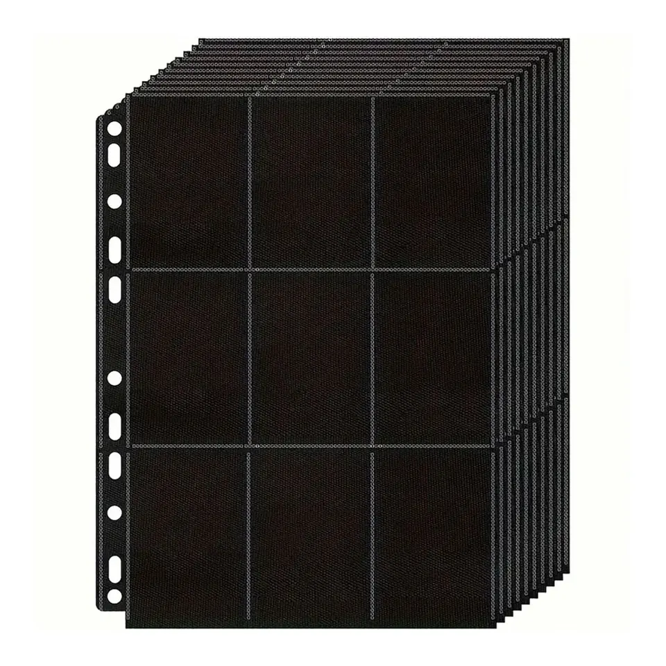 20 Pagine Portacarte Da Collezione - 360 Tasche Trasparenti (9,2x6,7 Cm) Per Raccoglitori - 3