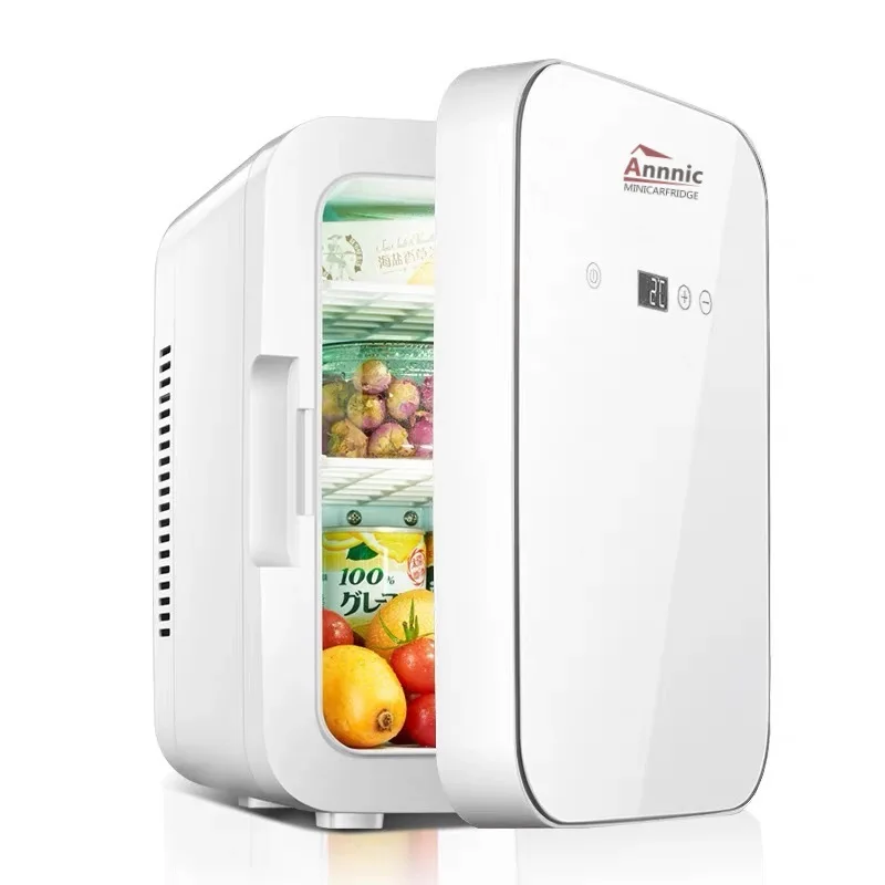 Car Refrigerator 10L Smart Digital Display Dual Temperature Home Dormitory Mini Fridge Factory Gift Customization