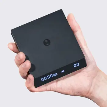 TIMEMORE 블랙 미러 나노 저울, 커피 에스프레소 저울, 전자 디지털 저울, 내장 오토 타이머, 0.1g, 2kg, 3 가지 모드