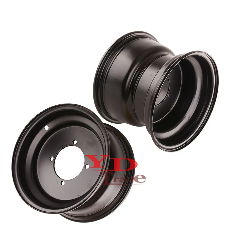 10 Inch Wheel Hub 23x7.00-10 Front Wheel Hub 22x10-10 Rear Four-wheeler Iron Ring Four-hole Rim ATV Accessories