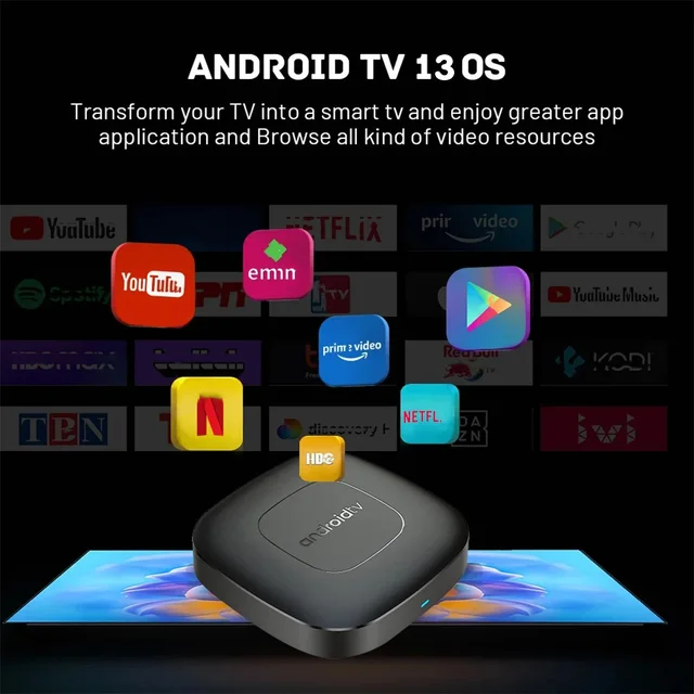 テレビ AndroidTV Z1 ATV Android 10 4K HDR Smart TV Box Allwinner H313 2GB16GB