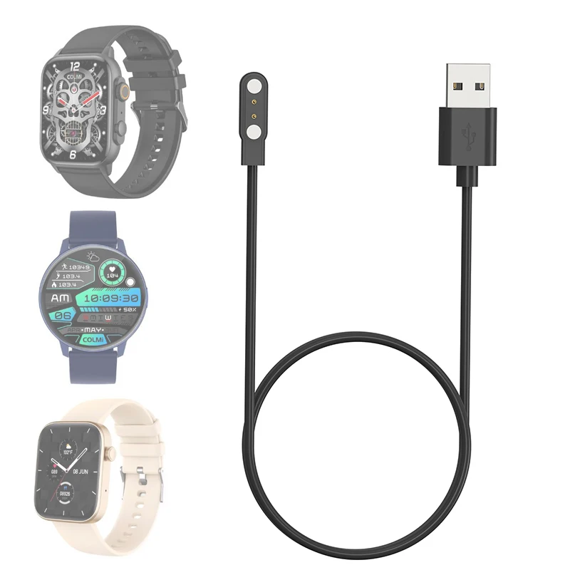 

Smartwatch Charger Adapter USB Charging Cable For Colmi C81/P71/P73/V68/P9/P8 Plus/P28/P45/C61/C60/i20/i31 Smart Watch Charge