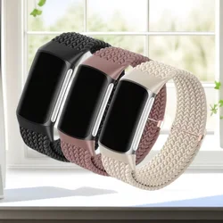 Elastic Braided Sport Bracelet - Soft Breathable Wristband Strap - Fitbit  Charge 5 (3pcs - 3)