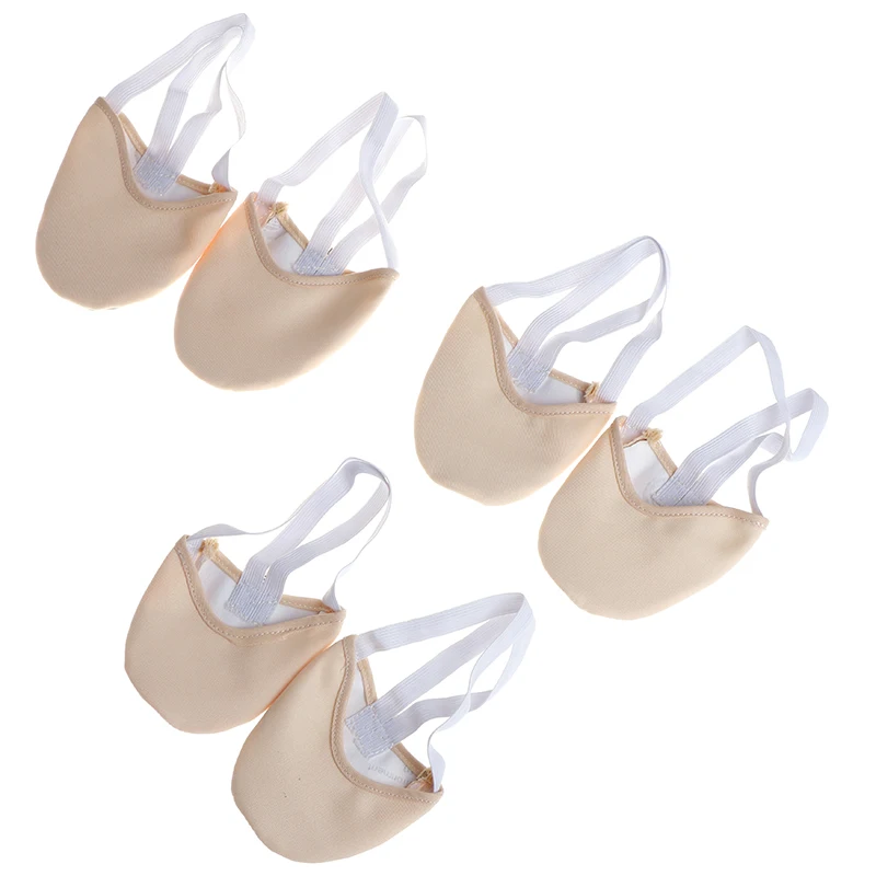 Rhythmic Gymnastics Toe Shoes Soft Half Socks Roupa Ginastica Professional Competition Sole Protect Elastic S/M/L gymnastics dance shoes