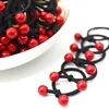 Red Cherry Baby Hair Bands Cute Girls Elastic Ponytail Holder Ties Heaband Kids Headwear Ropes Scrunchie Hair Accessories 3