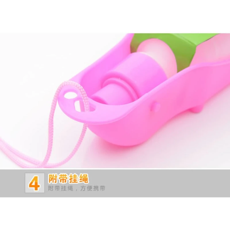 Portable Pet Water Dispenser 500ML Automatic Dog Water Bottle for Outdoor Travel