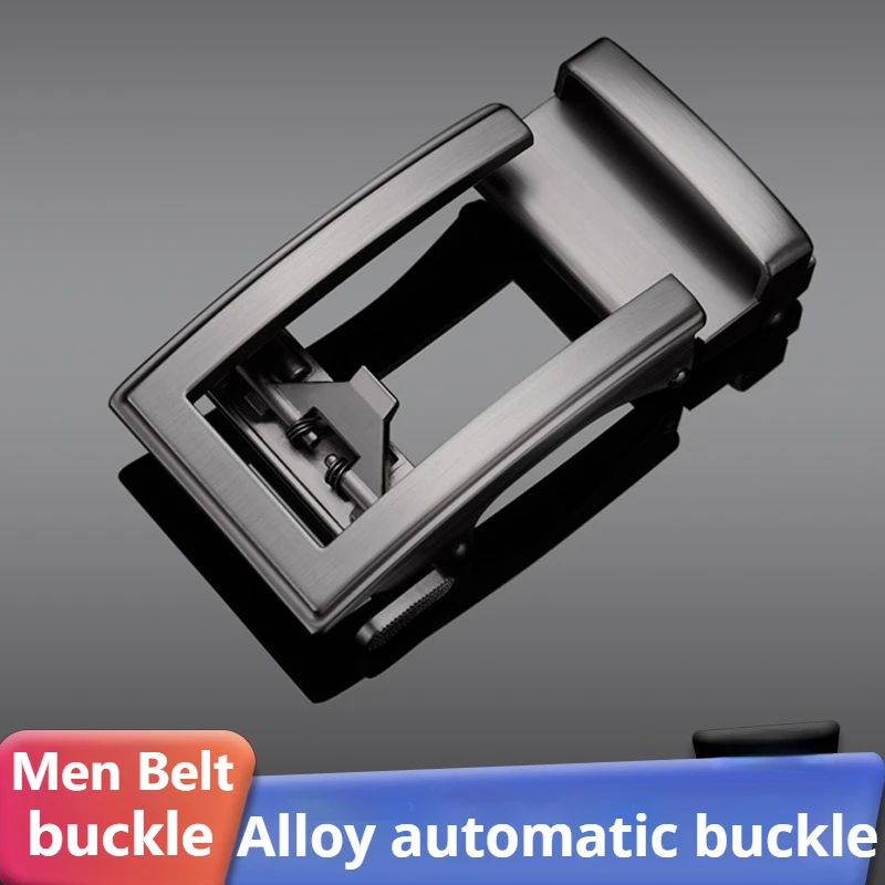 Herren Leder Gürtels chnalle 3,5 cm passt sich an Gürtel 3,3-3,5 cm breit hochwertige Legierung Material automatische Ratsche Gürtels chnalle