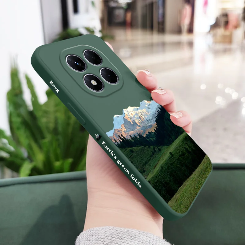 Charming Mountain Silicone Phone Case Cover
