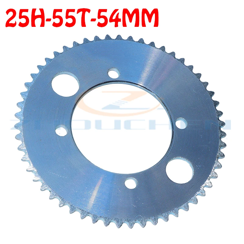 25H-55T 54MM sprockets are suitable for 47CC 49CC Mini Moto ATV Quad Dirt Pit Pocket Bike