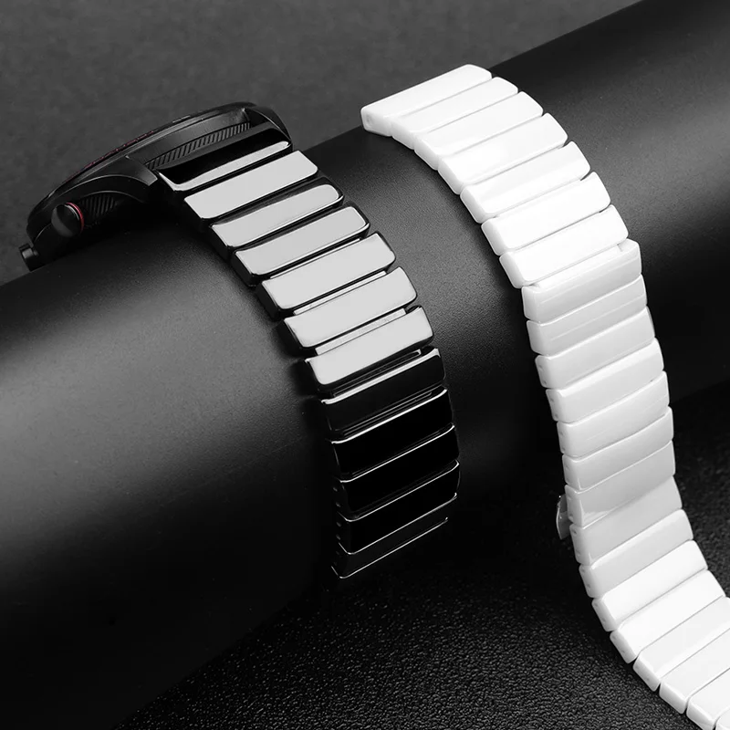 Ceramic Quick-Release Replacement Watchband Strap Bracelet