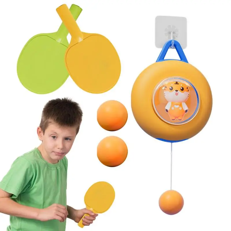 Children Table Tennis Self Training Set Portable Parent Child Hanging