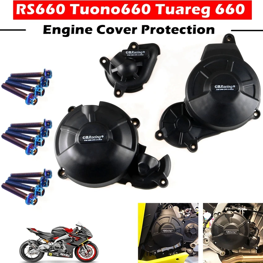 Motorcycle engine cover engine cover protector for Aprilia RS660 TUONO 660 Tuareg 660