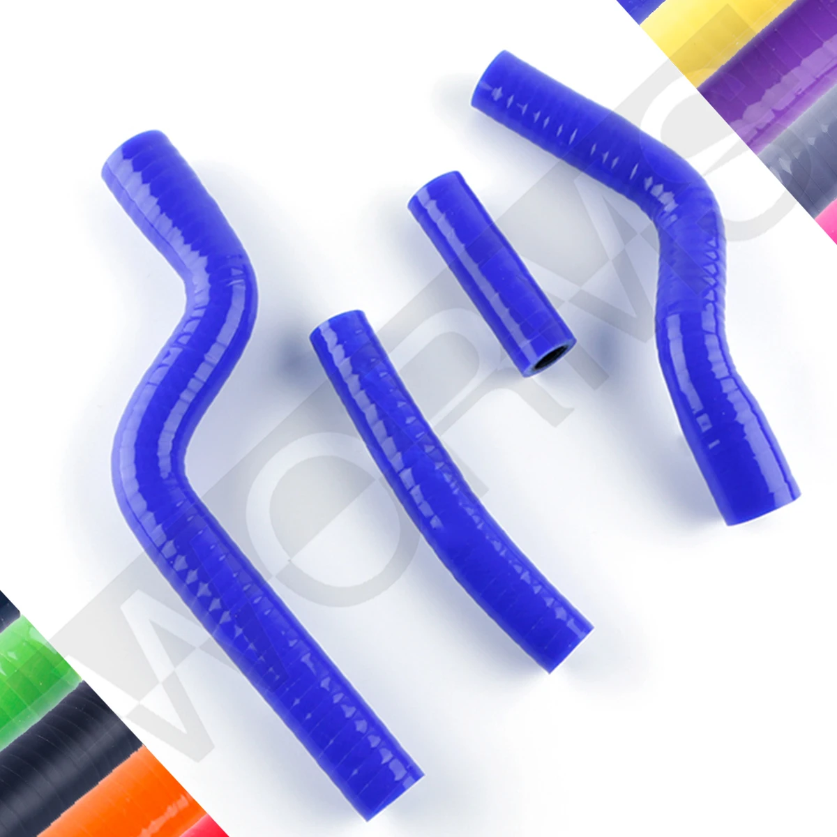 JFG RACING Motorcycle Radiator Coolant Silicone Hose Pipe Kit For Y.a.m.a.ha YZF450 YZF-450 2014 2015 2016 2017-Blue 