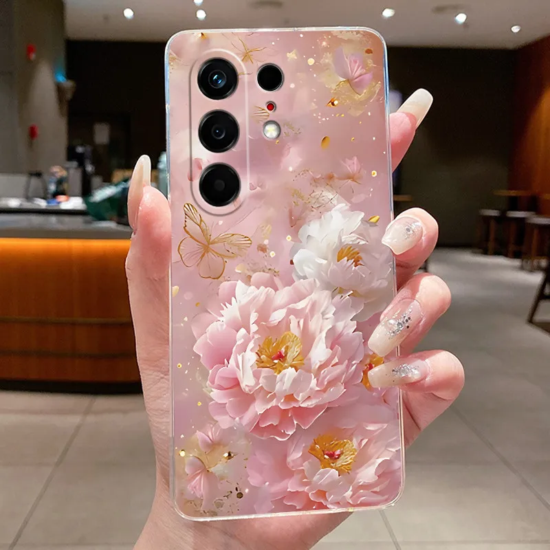 Butterfly Bow Protective Transparent Soft Silicone Phone Case