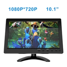 FSU Portable Display Monitor 1024*600 LCD Monitor Full View HDMI-compatible VGA AV Industrial Capacitive 10.1