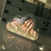 Creative Handmade DIY Tulip Flower Sea Cube Small Night Lamp Material Package LED Tulip Flower Night Light Decor for Girlfriends 4