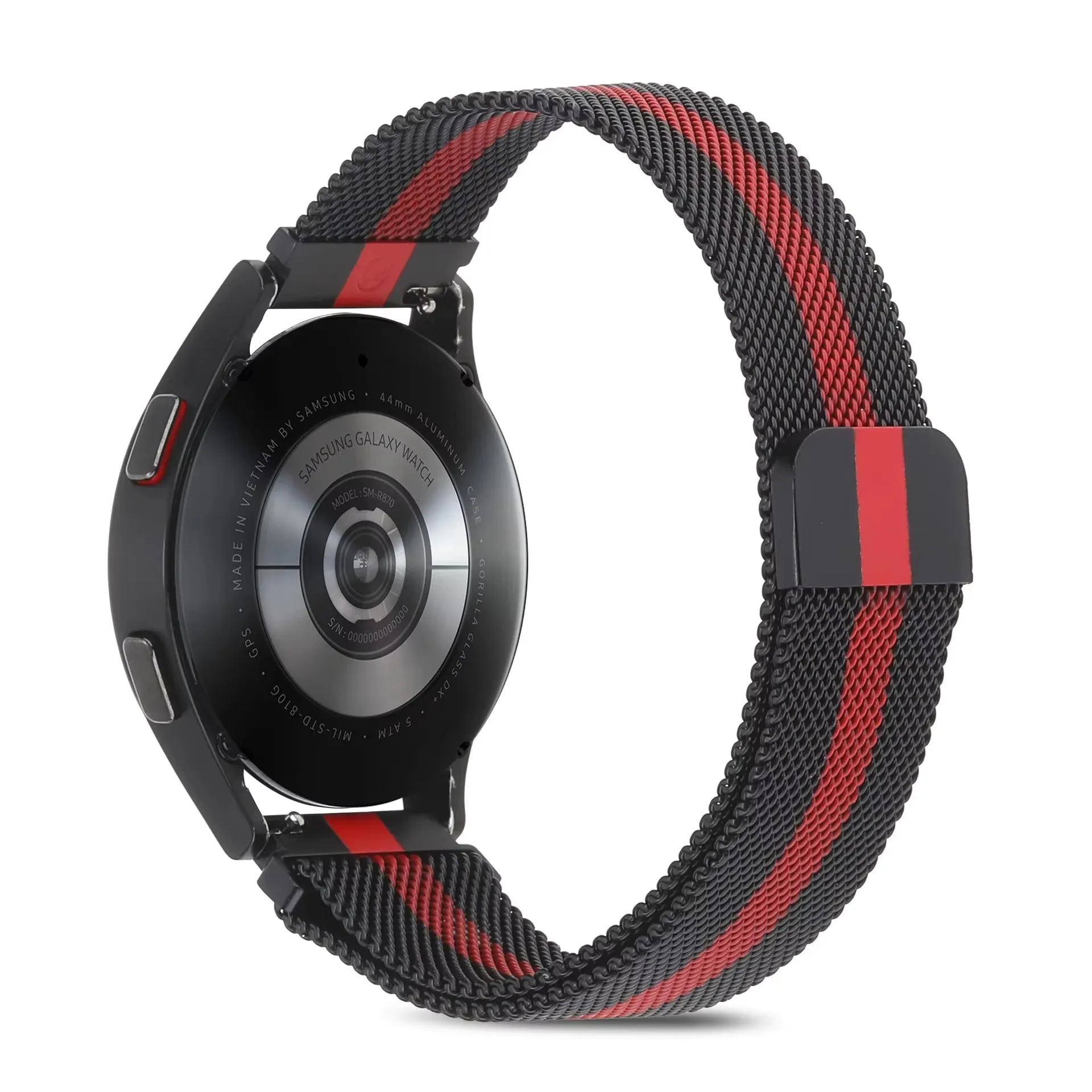 Stainless Steel 22mm Metal Wristband Strap