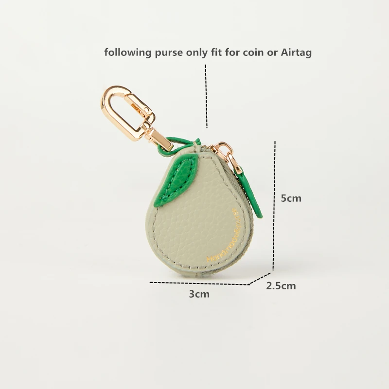 Spenlly Cute Pear Bag Charm – Fruit Keychain, Car Hanging Ornament, Purse Decoration Pendant For Women - View #4