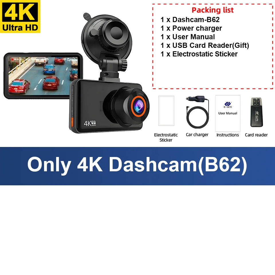 Only 4K Dashcam(B62)