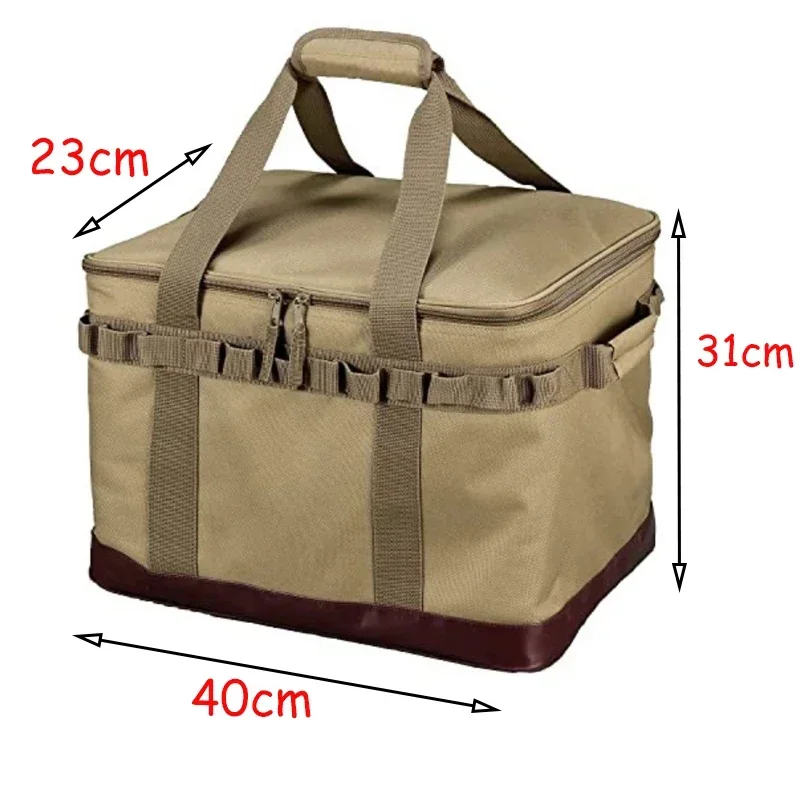Outdoor Camping Meal Bag, Large Storage Lamp Tableware Bag, Camping Tool, Picnic Camp Travel Bag