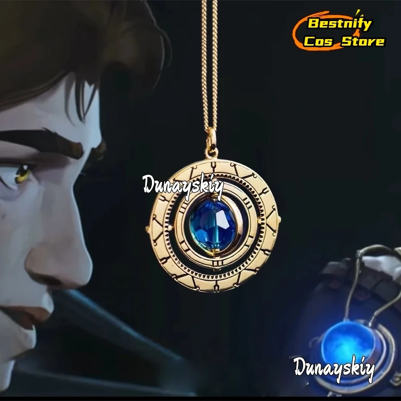 Collana Cosplay Di Ekko Con Cronometro - Accessorio Anime Per Feste, Halloween E Carnevale