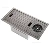 Hidden Stainless Steel Kitchen Sinks Handmade Single-slot Home Island Bar Mini Small Sink with Cup Washer and Vegetable Basin 5